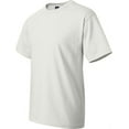 thumbnail image 2 of Hanes Men's Short Sleeve Beefy T-Shirts 2 PACK WHITE Crew Neck Sizes M-3XL, 2 of 2