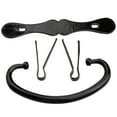thumbnail image 3 of 5 unids hierro tirón mango retro negro cajón armario armario kódales metal vintage muebles asas 67 * 30 mm hardware, 3 of 6