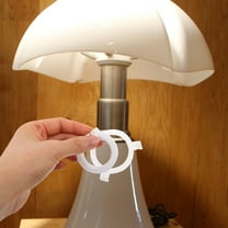 10 Pcs Dimmable Lamp Shades for Table Lamps Adapter Ring