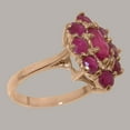 thumbnail image 3 of LBG British Made 10k Rose Gold Natural Ruby Womens Statement Ring - 33 size options - Size 10.75, 3 of 6