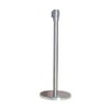 2" Diameter x 40" High Chrome Plated with 6.5 ft Retractable Red Belt Stanchion