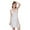 White, variant on LYMAYTER Womens Fashion Nightgown Summer Thin Section Lace Sleepwear for S-2XL Spaghetti Strap Short Silk Robe