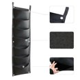 thumbnail image 3 of 7 Pockets Wall Planting Bag Wall Vertical Pouch Flower Grow Garden Planter (Black), 3 of 7