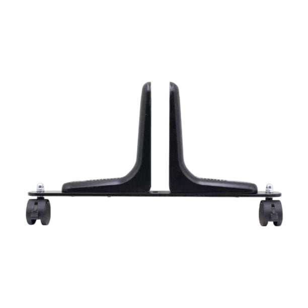 Soporte de pantalla móvil de aleación de aluminio, base de partición plegable, fácil de instalar Negro