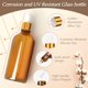 thumbnail image 4 of 1 botella de vidrio ámbar de 5 ml ~ 100 ml con cuentagotas para reactivo líquido a granel, con recipiente para aceites esenciales aromáticos, 4 of 5