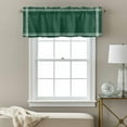 thumbnail image 3 of Pure Olive Green Kitchen Curtain Valances for Windows Farmhouse Short Curtains, Simple Solid Color Rod Pocket Valance Curtain for Bedroom Cafe Living Room 54"x18", 3 of 8