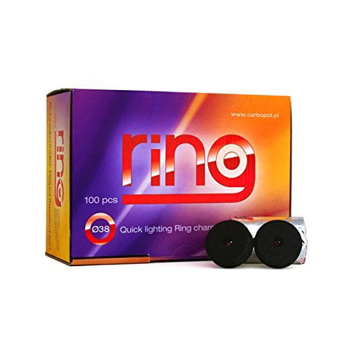 Ring Charcoal 38mm Box Supplies For Hookahs 100pc Roll Of Quick Light Shisha Coals For Hookah