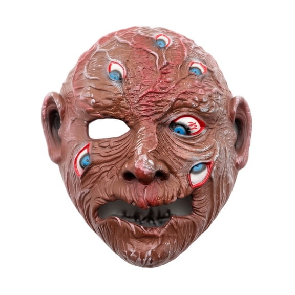 Mask Scary Multi-Eye Latex Mask for Halloween Party and Haunted House Accessory for Masquerade and Spooky Holiday Event Displays