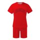 thumbnail image 3 of Conjunto de Sudadores de Hombres Impresión Casual Deportes de Manga Corta Cuello Redondo, Traje de Deporte de 2 Piezas con Pantalones de Corredores de Cintura Elástica, 3 of 4