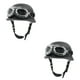 thumbnail image 4 of Kenally Casco de moto Ajustable Hombres Mujeres Cascos Negro Mate Tipo 1 SG 2piezas, 4 of 6
