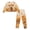 Autumn Highland Cow Print, variant on with Pockets Comfy Nightwear for Sleepwear Lounge, Crewneck 2 Piece Pjs Set with Long Sleeve