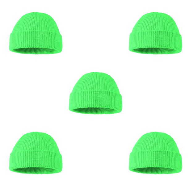 Qarigey Sombreros para mujer Accesorio de ropa Sombrero para adultos Cubierta para el cabello Gorros de invierno Gorro de punto unisex grueso para al Rojo oscuro 5piezas Qarigey CBP225392