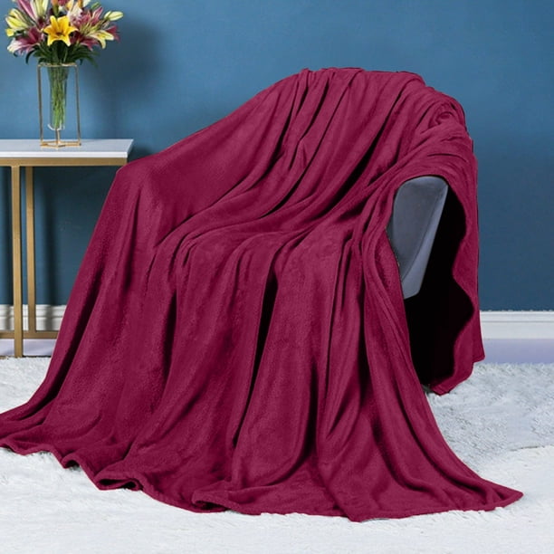 Frazada Manta de forro polar súper suave y cálida, para sofá, cama, 100 x 120 cm, 1 unidad JASKFLY