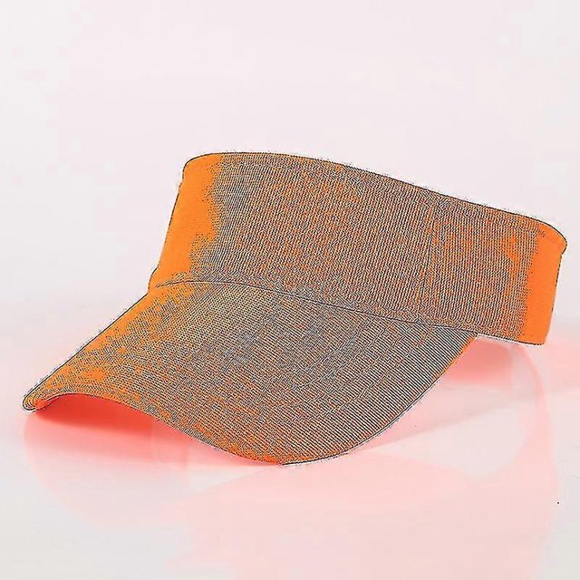Adjustable Blank Sun Visors For Women Men Neon Yellow Sports Tennis Golf Sun Visor Cap Dusty Pink White Black
