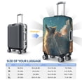 thumbnail image 4 of Susaid Starry Sky Cloud Wolf Print Elastic Washable Suitcase Cover with Hidden Zipper, Fits 18-32 Inch Luggage for Protection During Travel-Small, 4 of 7