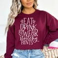 thumbnail image 3 of Eat Drink  Wear Stretchy Pants Thanksgiving Sweatshirt, Cute Thanksgiving Shirt, Fall Clothing, Thankful Family Shirts, 3 of 6