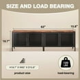 thumbnail image 4 of MIIIKO TV Stand, TV Console Cabinet with Storage, Media Entertainment Center Console Table for 50 55 65 inch TV, Living Room and Bedroom, 4 of 9