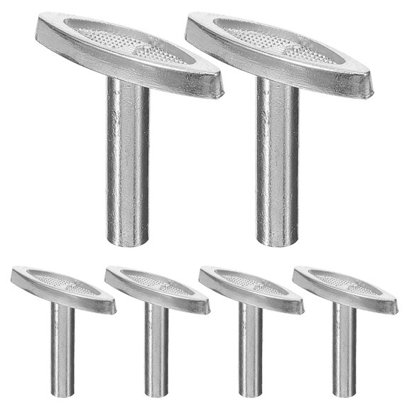 BESTOYARD Music Box Maintenance 6Pcs Silver Iron Winder Key Diy Assembly Accessories