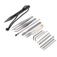 thumbnail image 4 of DIY Bracelet Weaving Tool, Paracord Stitching  Set Paracord  Knitting Tool  Replacement For Bracelets DIY Knitting Tool For Craft Lovers Black 14-piece Set, 4 of 8