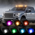 thumbnail image 4 of 5Pcs Solar Powered Truck Marker Lights - Amber LED Turn Signals for Enhanced Night Visibility, 4 of 8