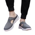 thumbnail image 6 of Daolelai Couple Men and Women Summer Mesh Half-Slippers Casual Shoes Breathable Sandals One-Step -On Closed-Toe Slippers, 6 of 9