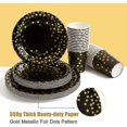 thumbnail image 2 of 175rosegoldpartyaccessoriesWhitepaperplatesandnapkinsMugsSilverBlack, 2 of 5
