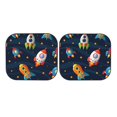 thumbnail image 7 of Haiem Spaceships and Stars Car Windshield Sun Shade (2 Pieces) Foldable Windshield Sun Shade Car Accessories for Truck SUV Pickup-Medium, 7 of 7