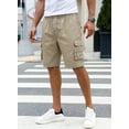 thumbnail image 3 of NKZNKZ Cargo Shorts for Men Casual Cargo Style Work Shorts Cargo Shorts for Men Outdoor Quick Dry Lightweight Workwear Khaki SIZE L, 3 of 9