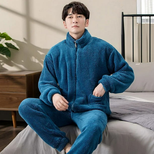 Mens warm pjs hotsell