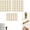 B, variant on Metal Anchor Fastener Assortment, Wall Mount Hardware for Tile, Stone and Cabinet, Short Screws for Hinge & Fixture Installation, Hardware Supplies for Kitchen, Bathroom, Multiple Pack Sizes (A)