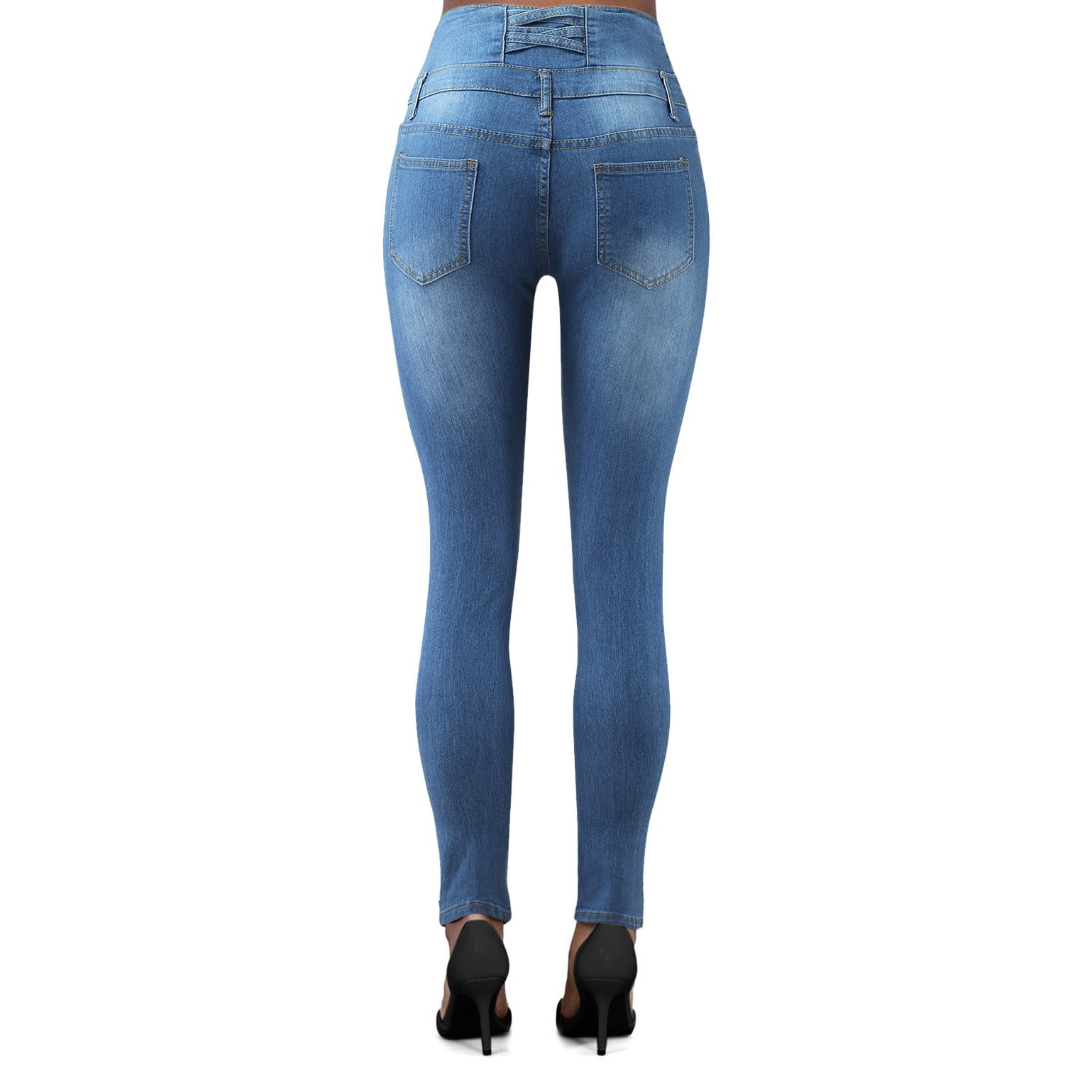 fvwitlyh Tummy Control Jeans for Women Jeans Women's Peri Pull On