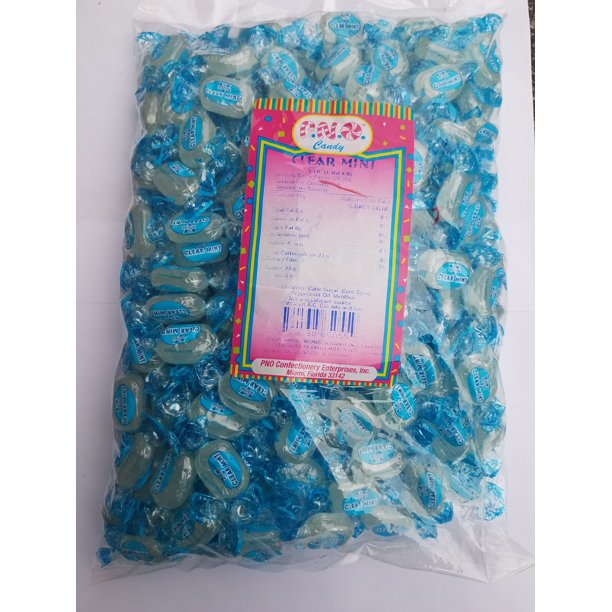 Clear Mint Hard Candy Kosher Refreshing Mint Clear Hard Candy 3 Pounds