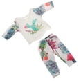thumbnail image 4 of Ropa para hecha para de de 18 pulgadas: pantalones de y camiseta de manga larga Cactus Baoblaze Traje de pijama de muñeca de 18 pulgadas, 4 of 4