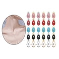 thumbnail image 3 of 30 Piezas de Suministros para Manualidades, Colgante de Dijes Mixtos para Manualidades, Hallazgos de Joyería, Accesorios para Bricolaje, Collar, Palma Macarena colgantes de collar, 3 of 8