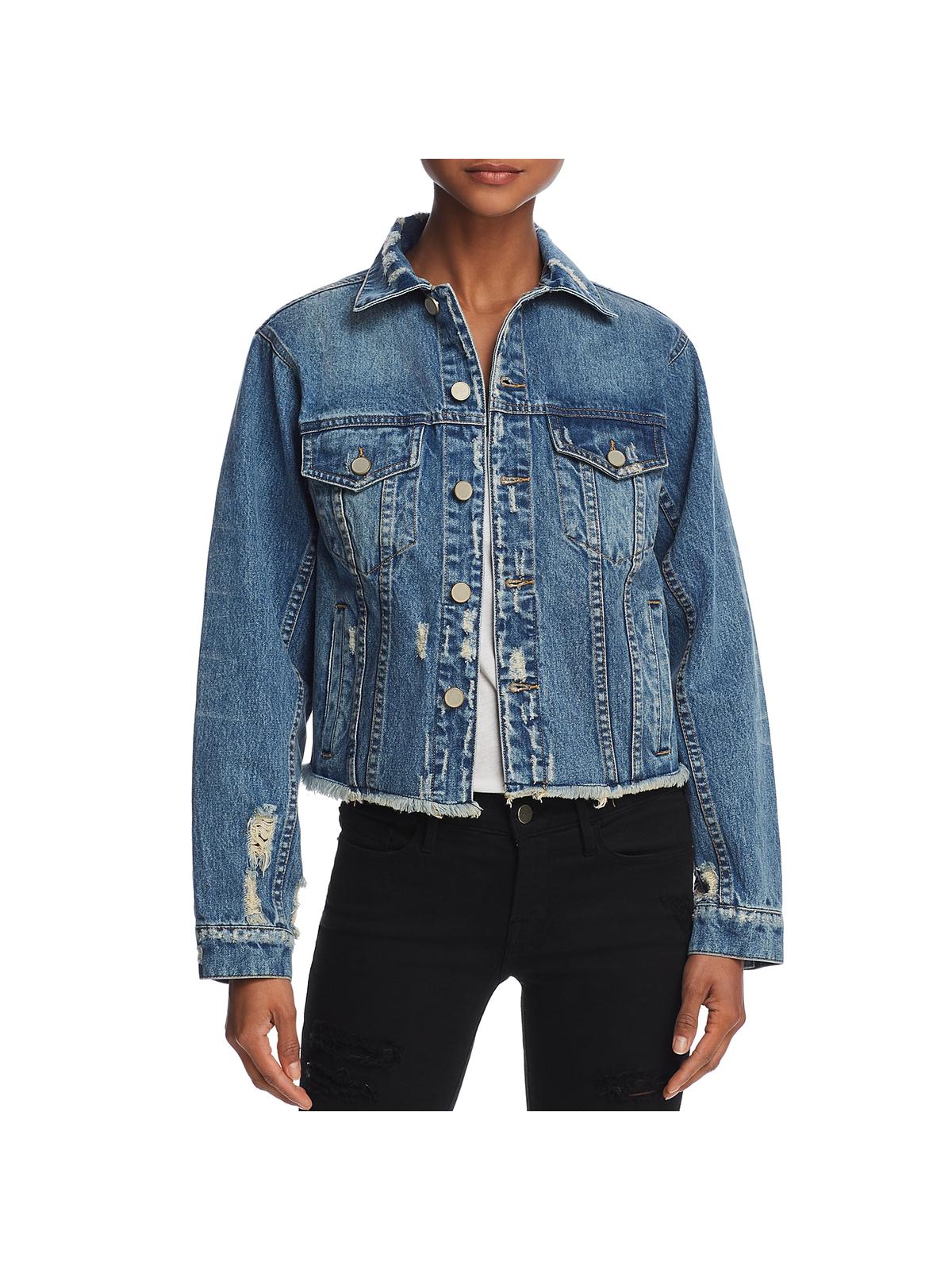 stone washed jeans jacket womens