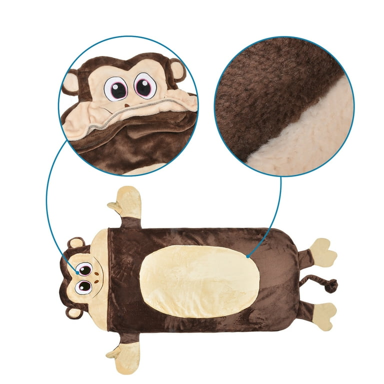 Catalonia Snuggie Tails Baby Blanket Warm Fleece Blanket Super Soft Plush Blanket for Children Teen Boys and Girls Monkey Walmart