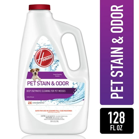 Hoover Pet Stain & Odor Carpet Cleaning Solution, 128Oz,