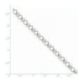 thumbnail image 2 of White Sterling Silver bracelet Diamonds Diamond Round 7 in 5 mm, 2 of 2
