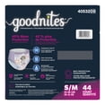 thumbnail image 4 of Goodnites Girls' Nighttime Bedwetting Underwear, Size S/M (43-68 lbs), 44 Ct, 4 of 9