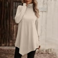 thumbnail image 2 of EDFBUYKRS Striped Long Sleeve Shirts for Women Crewneck Tunic Tops Color Block Blouses Fall Pullover M, 2 of 4
