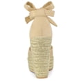 thumbnail image 4 of Sandalias de cuña Allegra K Alpargatas Correa de tobillo Mujeres Beige 41, 4 of 7