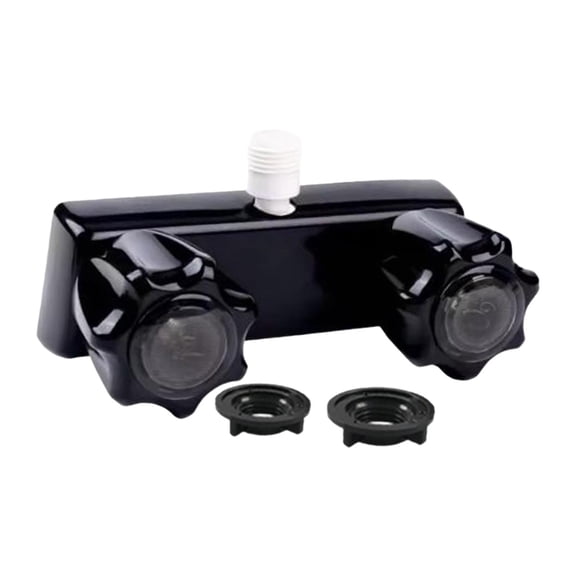 yotijay RV Shower Faucet Supplies Camping Shower Faucet for Indoor Bathroom Motorhome Black