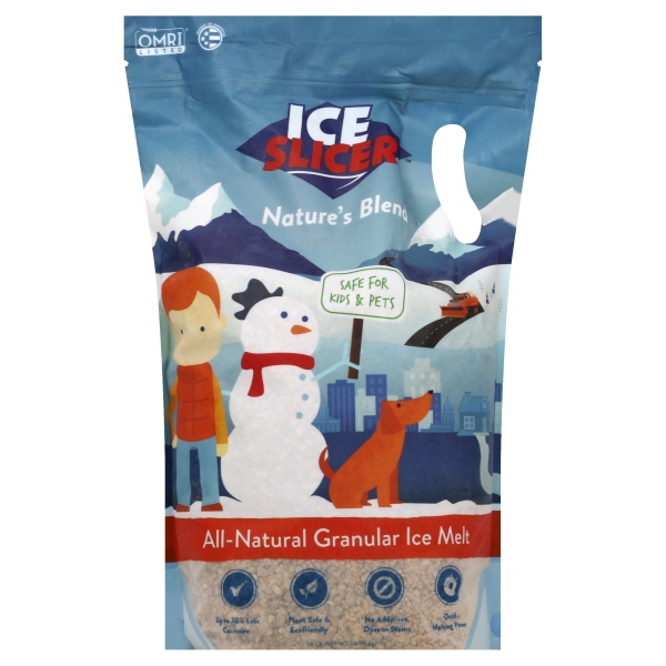Redmond Ice Slicer Ice Melt Salt, Kid & Pet Safe Deicer, AllNatural