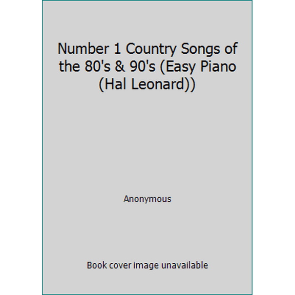 Pre-Owned Number 1 Country Songs of the 80's & 90's (Easy Piano (Hal Leonard)) (Paperback) 0793504937 9780793504930