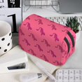 thumbnail image 7 of Goofa Leopard Print Pattern Double Layer Pen Pencil Case, Protective Large Capacity Storage Organizer Pen Pouch, Office College Supplies for Teens Adults, 7 of 7