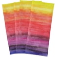 thumbnail image 2 of GZHJMY Watercolor Striped Rainbow Abstract Kitchen Towels Dish Bar Tea Towel Dishcloths 1 Pack Super Absorbent Soft 18 x 28 inches, 2 of 7