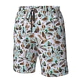thumbnail image 4 of Salouo Mallard Ducks Wild Birds1 Pattern Swim Trunks for Men,Men's Hawaiian Bathing Suit Swimsuits Quick Dry Swimming Board Shorts Beach Shorts with Pockets-X-Large, 4 of 6