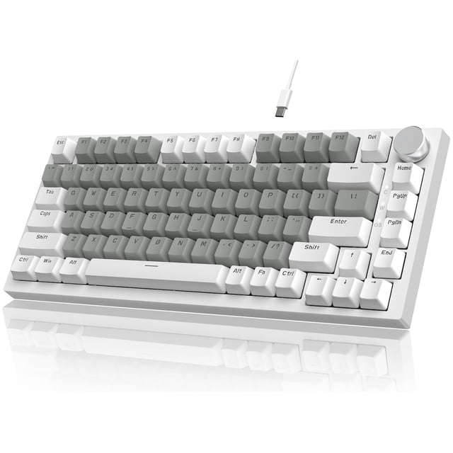 Teclado mecánico para juegos A.JAZZ AK820 75% USB-C con cable
