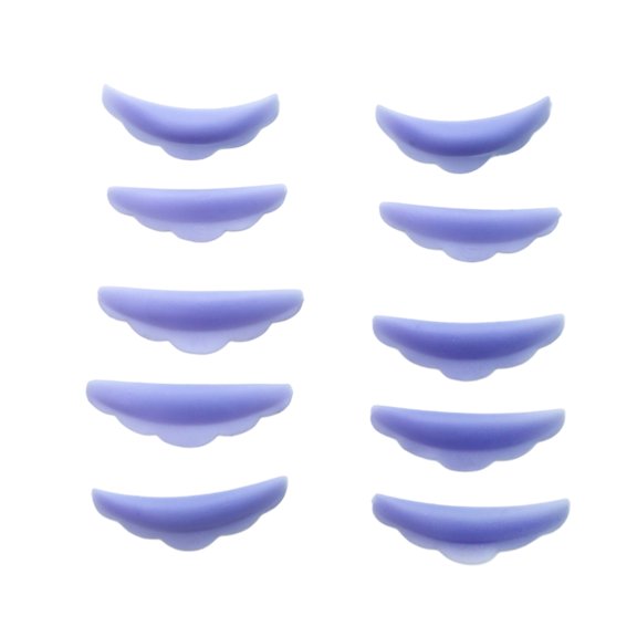 Seitruly 5 pares de rizador de pestañas, herramienta para levantar pestañas, herramientas cosméticas, color morado Type3 NO3