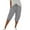 Grey, variant on Seductiva Clothing Soft Leggings for Women Women's Knee Length Short Pants Ladies Loose Casual Solid Color Shorts